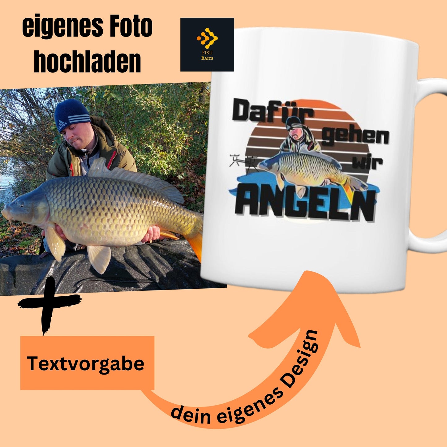 Cartoon Design aus Fotovorlage - Tasse glossy