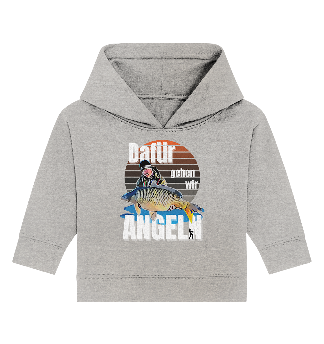 Cartoon Design aus Fotovorlage - Baby Organic Hoodie
