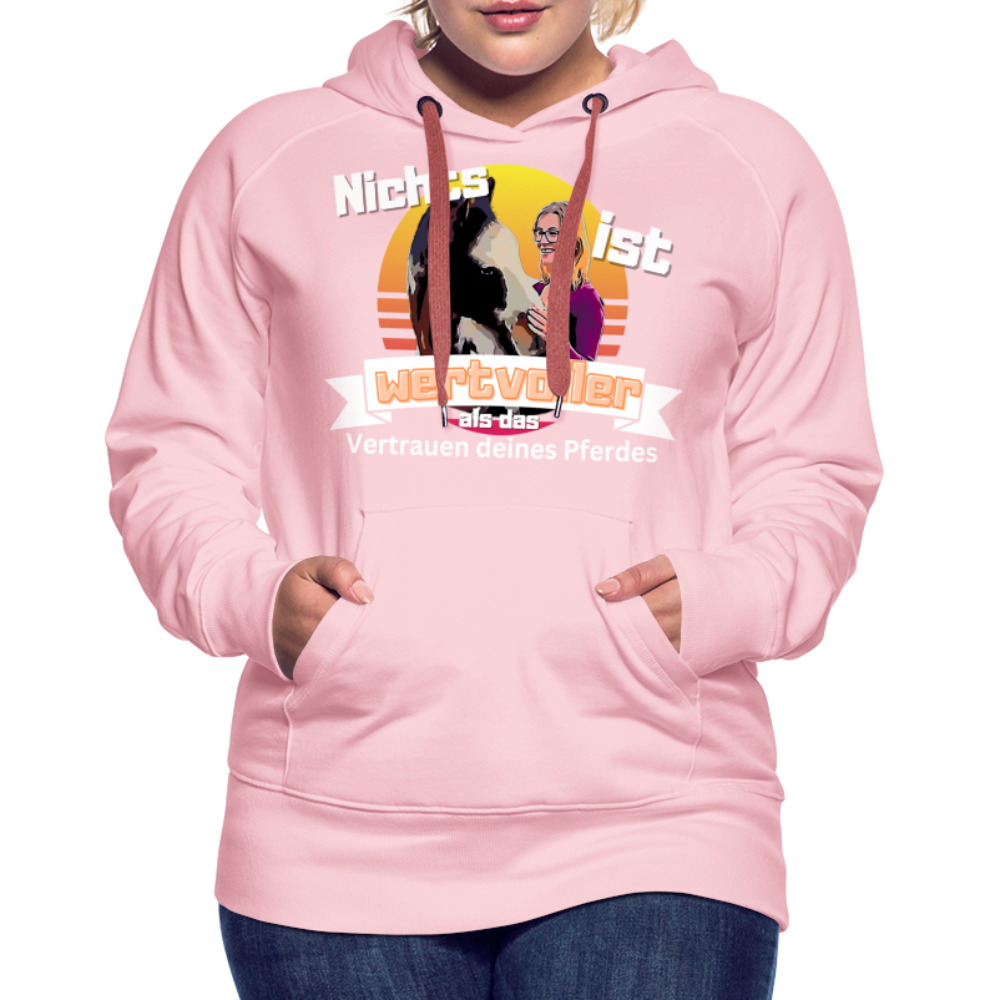 Frauen Premium Hoodie - Kristallrosa
