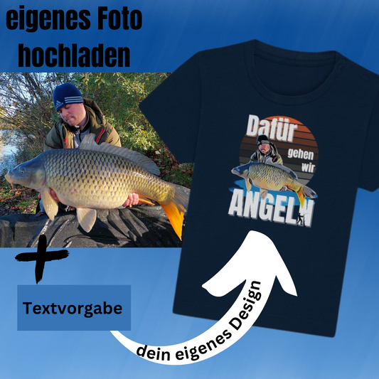 Cartoon Design aus Fotovorlage - Baby Organic Shirt