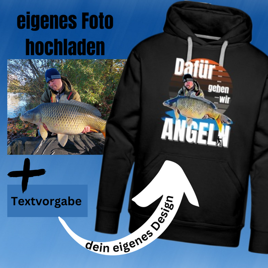 Hoodie mit personalisiertem Cartoon Design aus deinem Fangbild