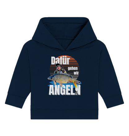 Cartoon Design aus Fotovorlage - Baby Organic Hoodie