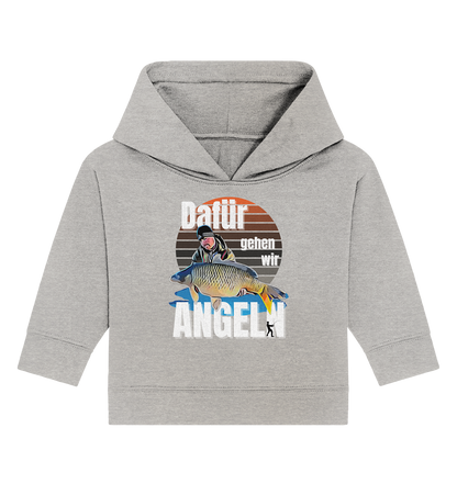 Cartoon Design aus Fotovorlage - Baby Organic Hoodie