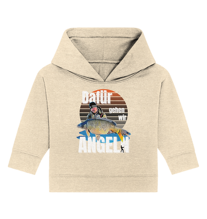 Cartoon Design aus Fotovorlage - Baby Organic Hoodie