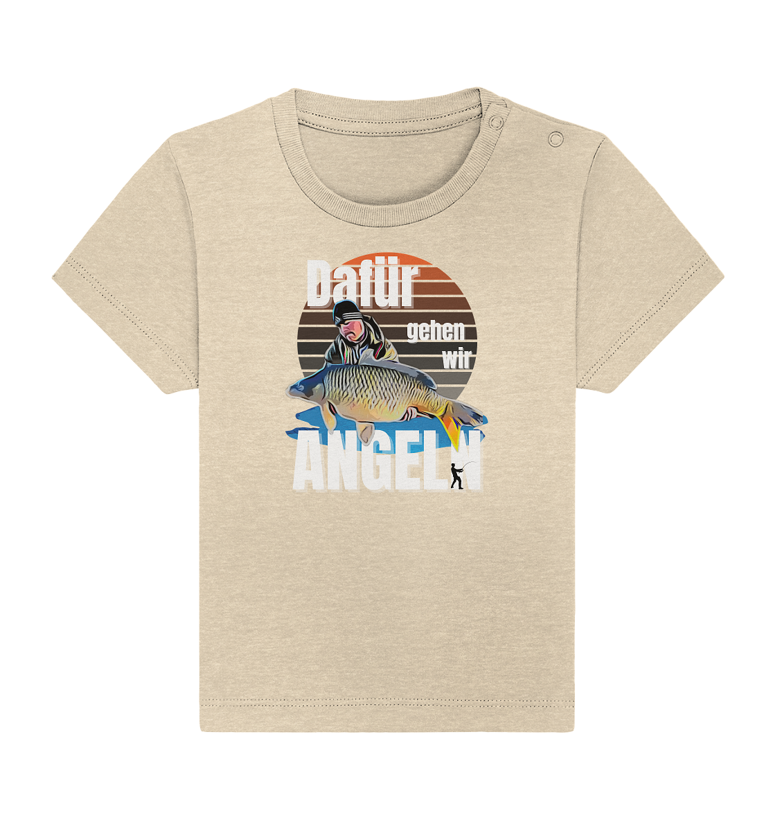 Cartoon Design aus Fotovorlage - Baby Organic Shirt