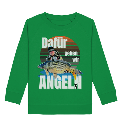 Cartoon Design aus Fotovorlage - Kids Organic Sweatshirt