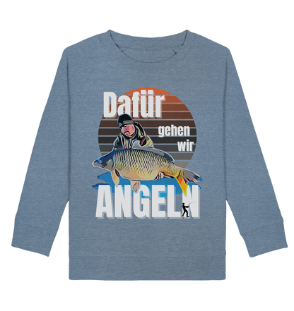 Cartoon Design aus Fotovorlage - Kids Organic Sweatshirt