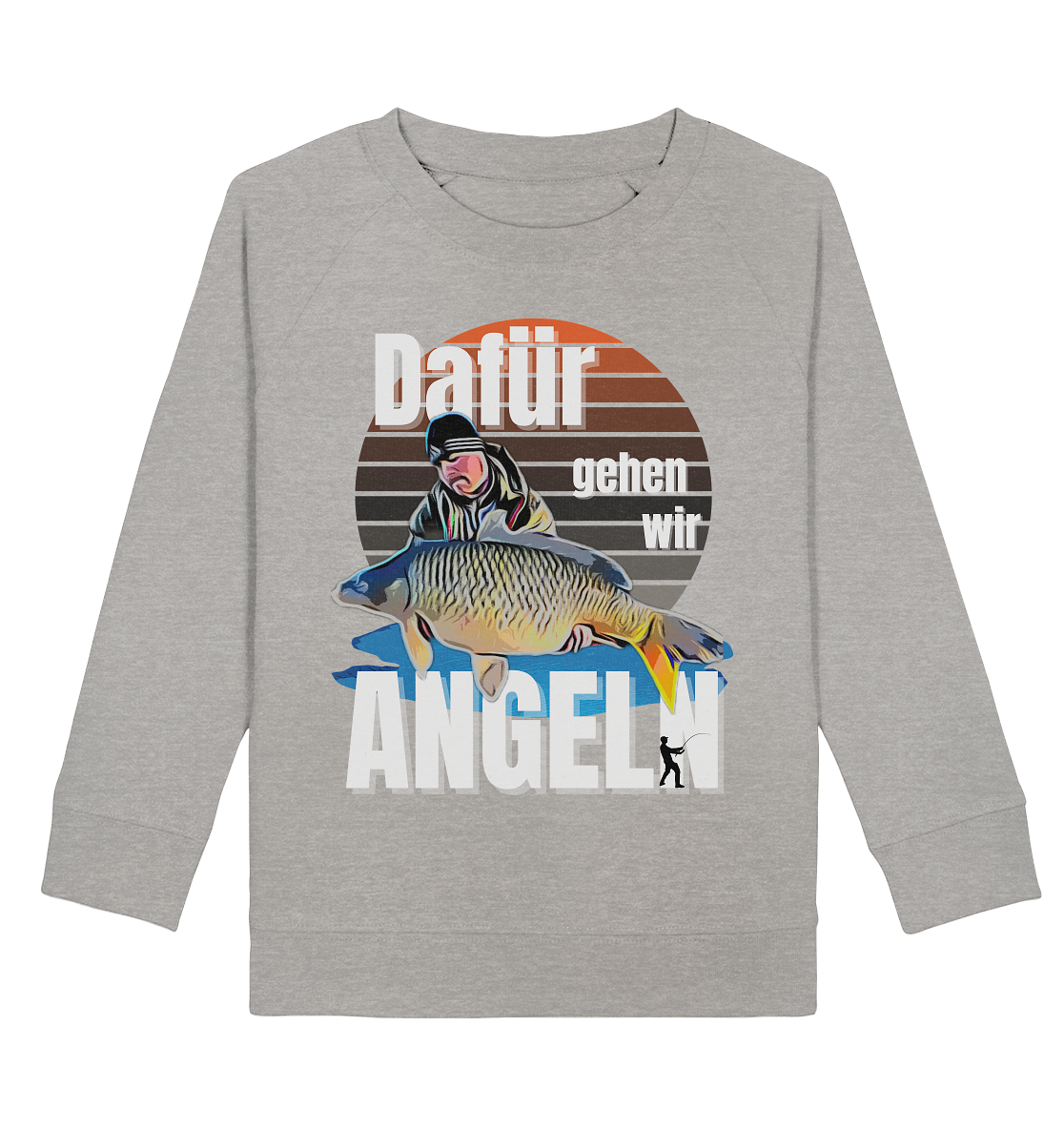 Cartoon Design aus Fotovorlage - Kids Organic Sweatshirt