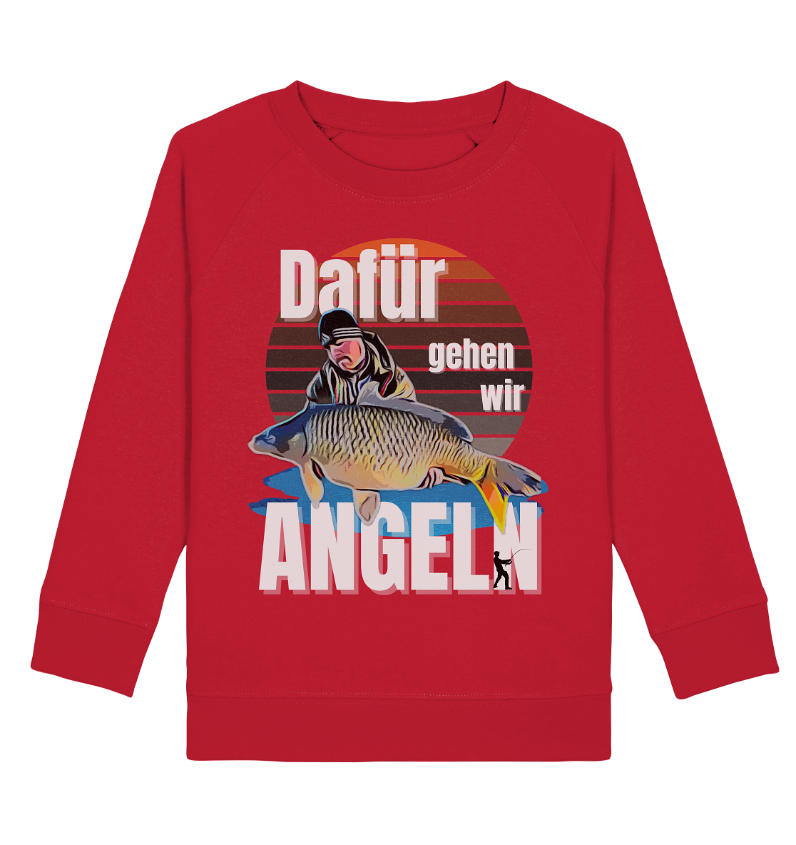 Cartoon Design aus Fotovorlage - Kids Organic Sweatshirt