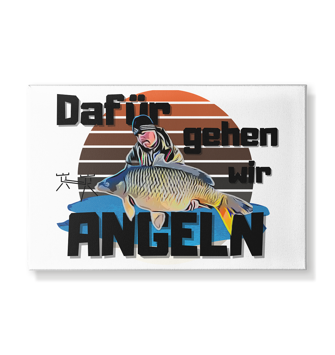 Cartoon Design aus Fotovorlage - Leinwand 30x20cm
