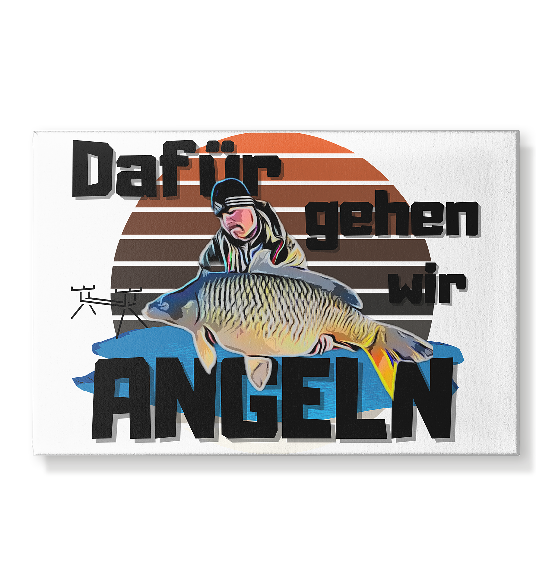 Cartoon Design aus Fotovorlage - Leinwand 45x30cm