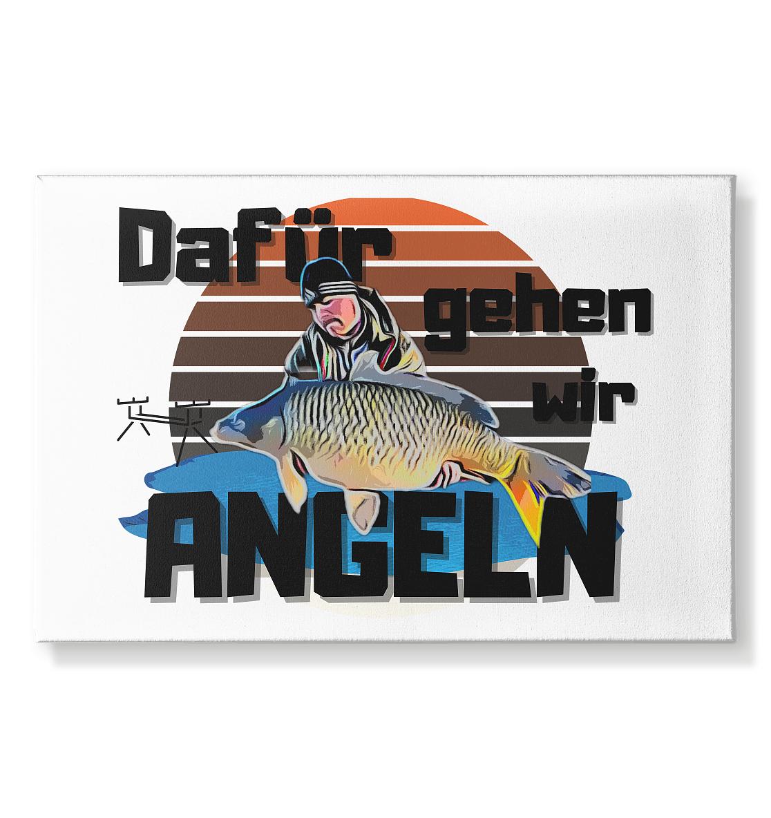 Cartoon Design aus Fotovorlage - Leinwand 60x40cm