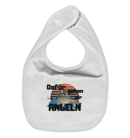 Cartoon Design aus Fotovorlage - Organic Baby-Lätzchen