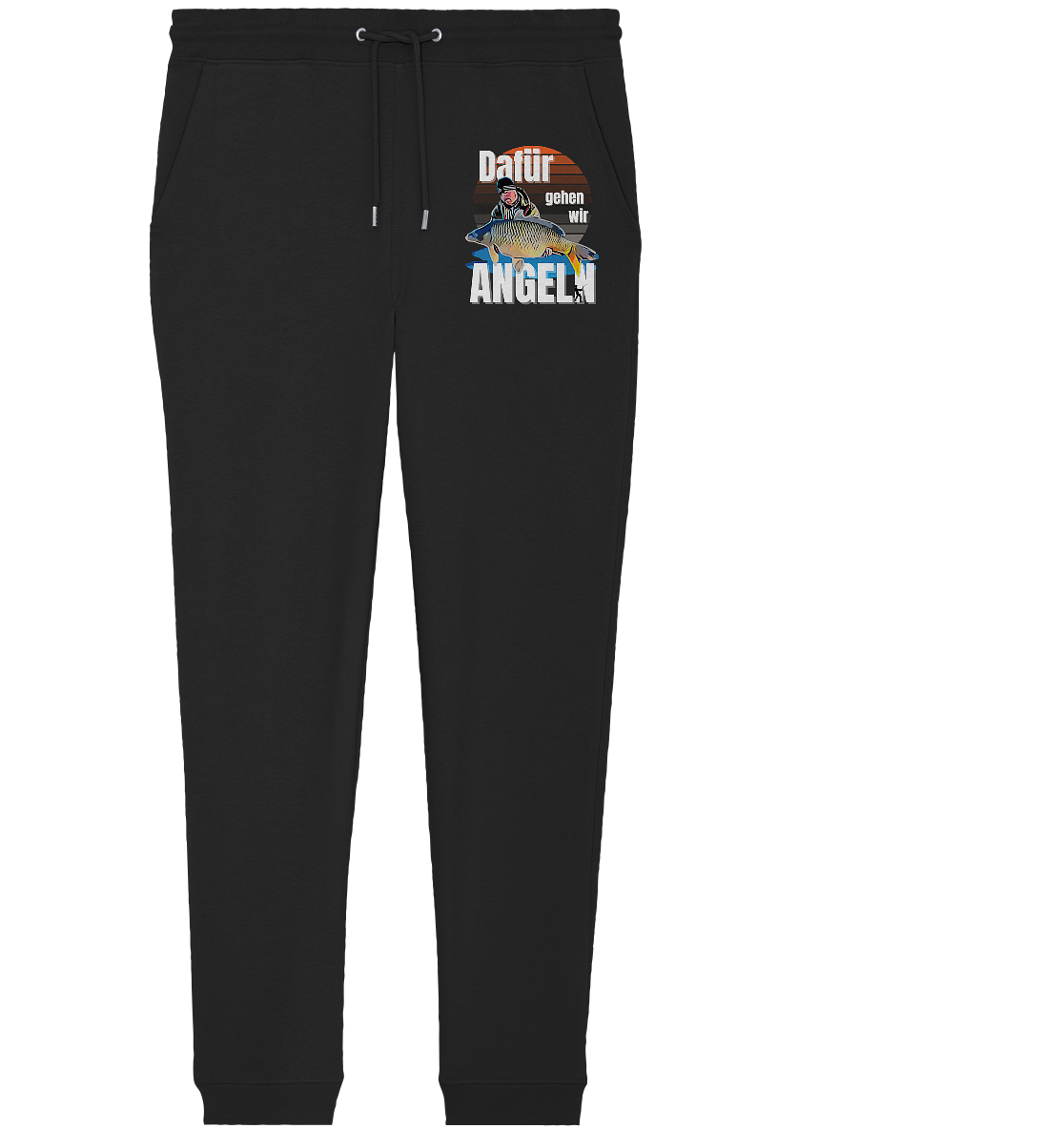Cartoon Design aus Fotovorlage - Organic Jogger Pants