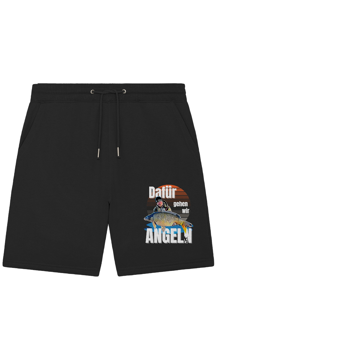 Cartoon Design aus Fotovorlage - Organic Jogger Shorts