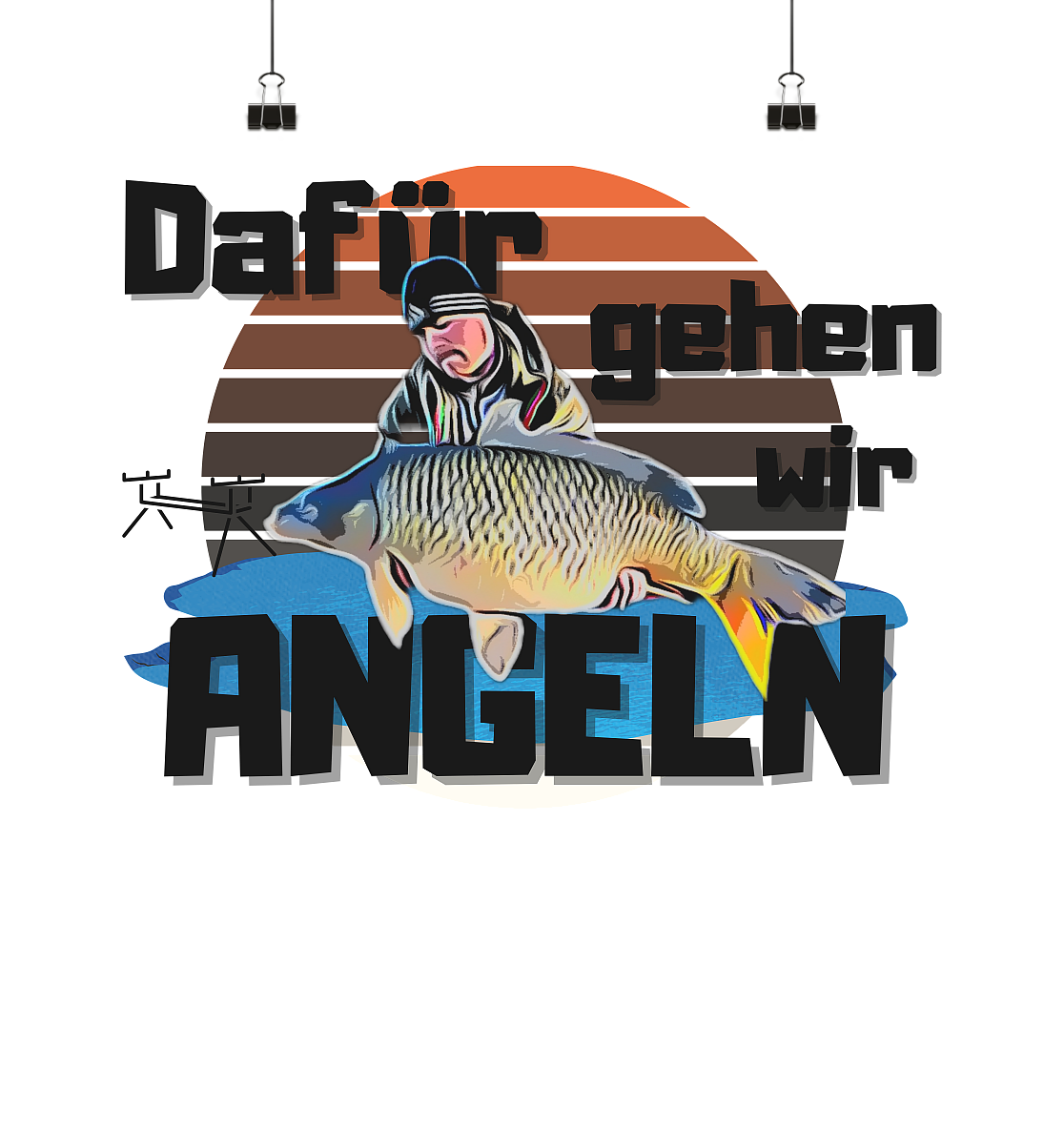 Cartoon Design aus Fotovorlage - Poster Din A1 (quer)