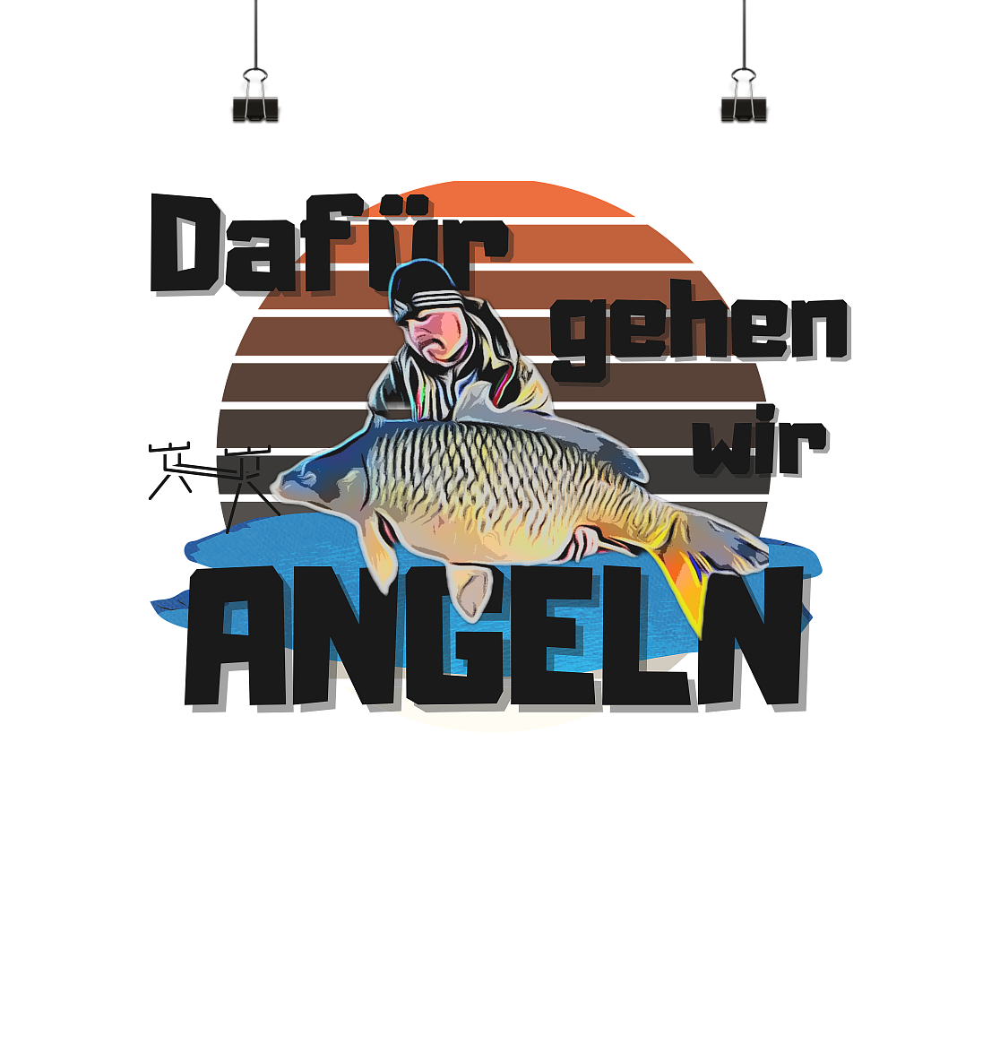 Cartoon Design aus Fotovorlage - Poster Din A4 (quer)