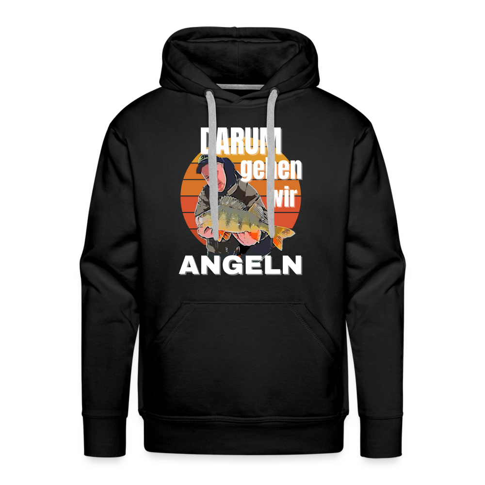 Hoodie mit personalisiertem Cartoon Design aus deinem Fangbild - Schwarz