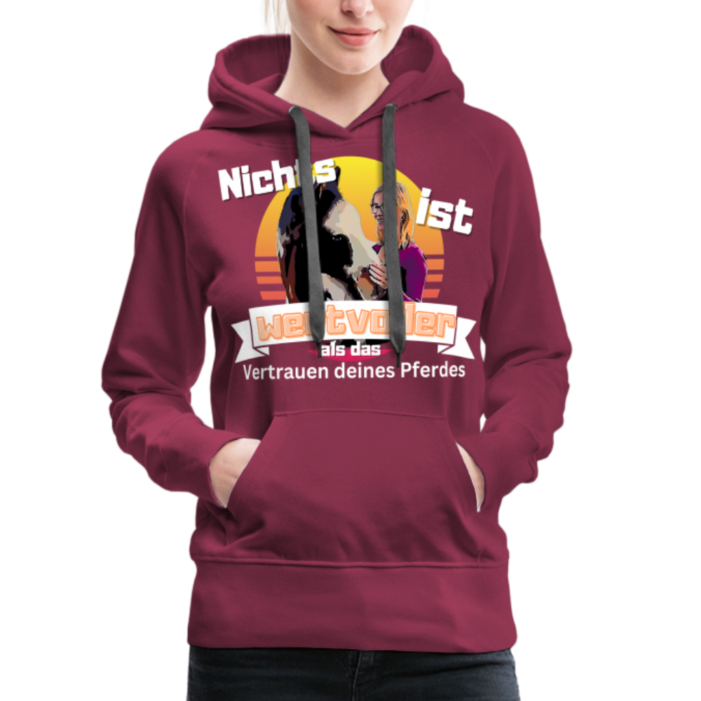 Frauen Premium Hoodie - Bordeaux