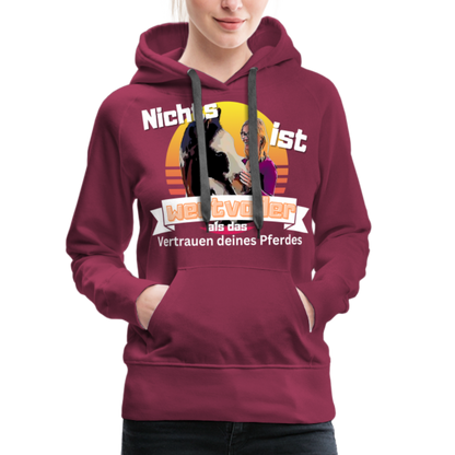 Frauen Premium Hoodie - Bordeaux