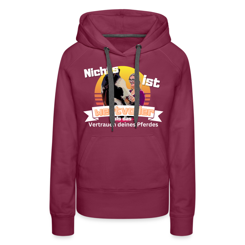 Frauen Premium Hoodie - Bordeaux