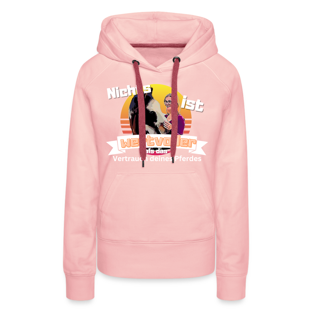 Frauen Premium Hoodie - Kristallrosa