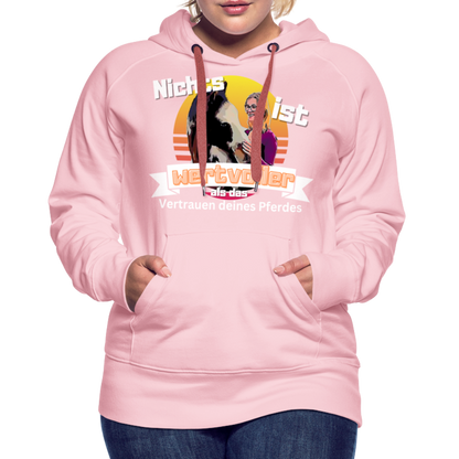 Frauen Premium Hoodie - Kristallrosa