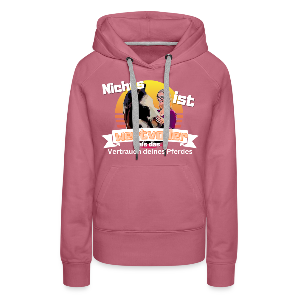 Frauen Premium Hoodie - Malve