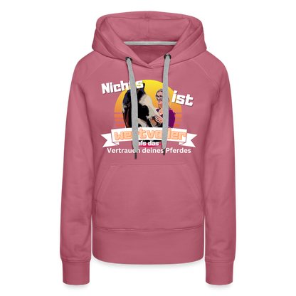 Frauen Premium Hoodie - Malve