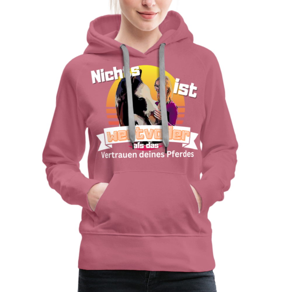 Frauen Premium Hoodie - Malve