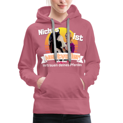 Frauen Premium Hoodie - Malve