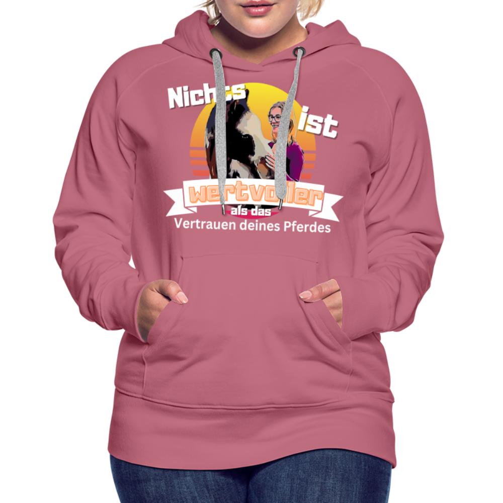 Frauen Premium Hoodie - Malve