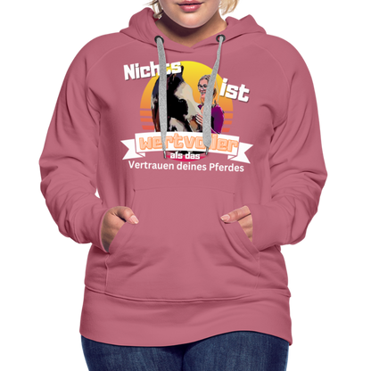 Frauen Premium Hoodie - Malve